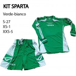 Kit Sparta manica verde bianco